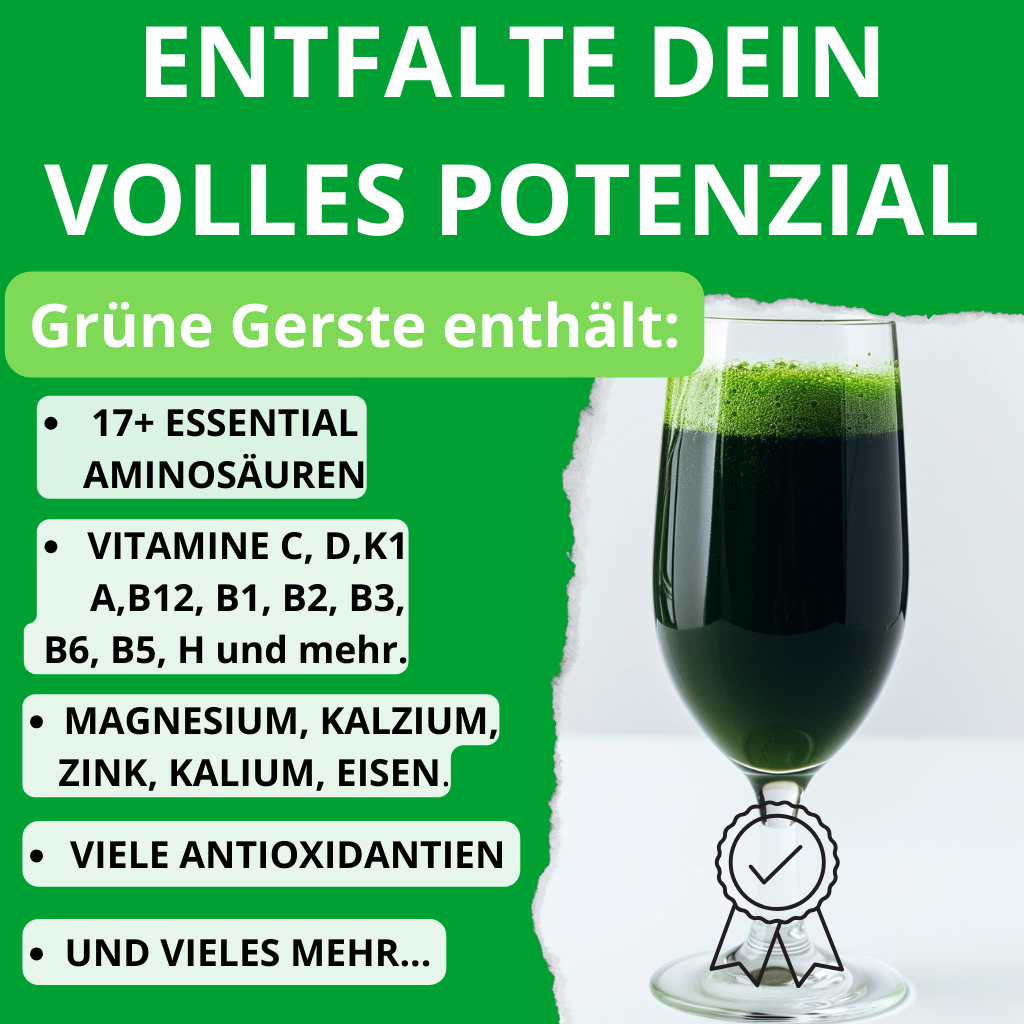 100% BIO Grüne Gerste